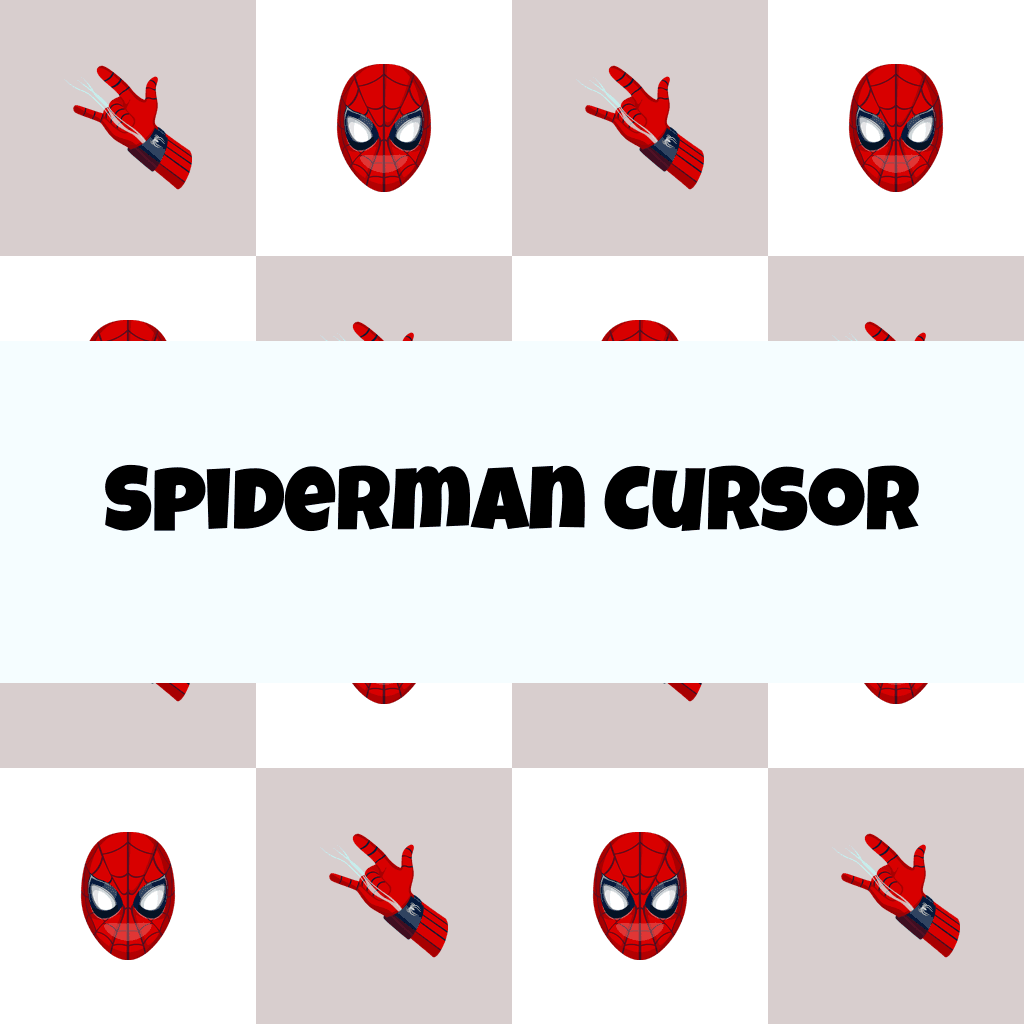 Preview Spiderman cursor custom cursor pack